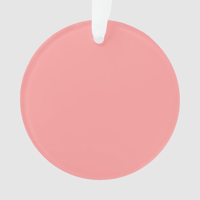 Ornamento Salmão Rosa Pastel (Frente)