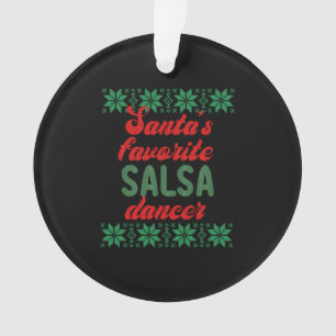 Ornamento Salsa Dancer Ugly Natal Presente