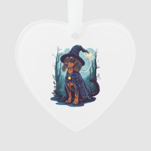 Ornamento Salsicha Mágica Wizard � Dachshund Mágico