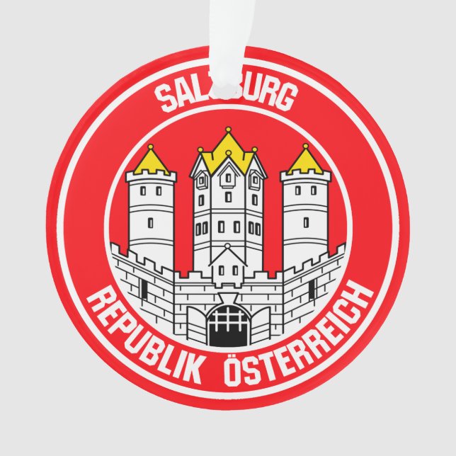 Ornamento Salzburg Round Emblem (Frente)