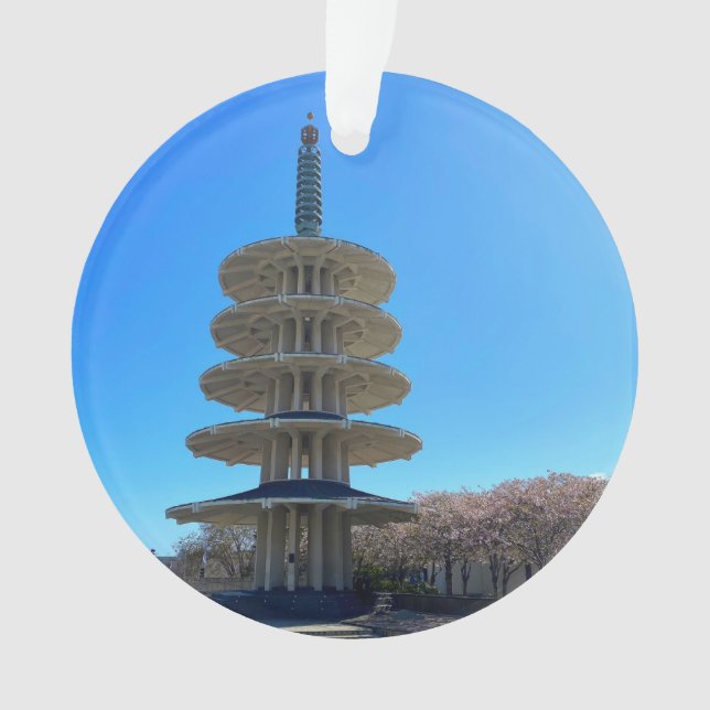 Ornamento San Francisco Japantown Peace Pagoda #5 Ornament (Frente)
