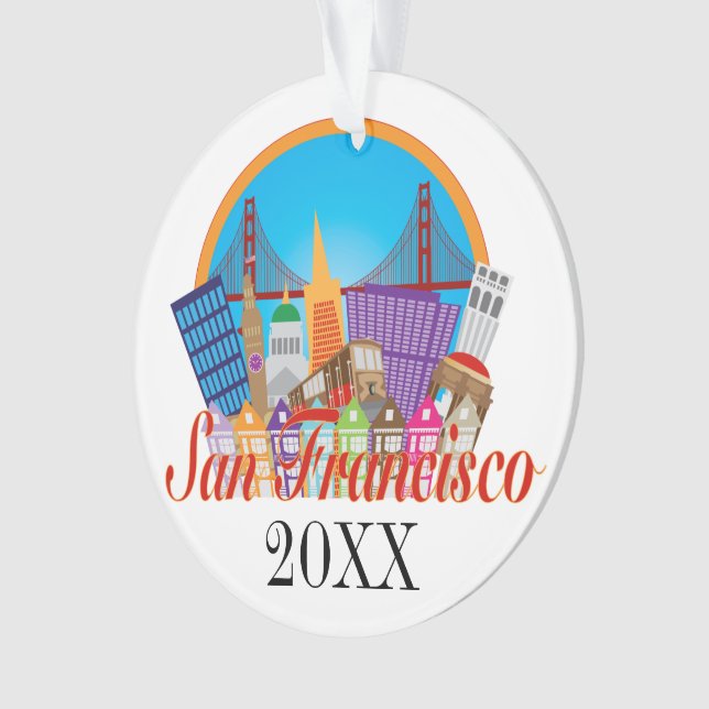 Ornamento San Francisco Ornament (Frente)