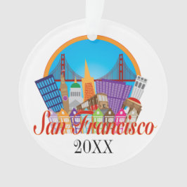 Ornamento San Francisco Ornament