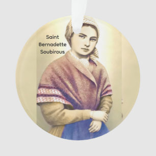 Ornamento Santa Bernadette Soubirous