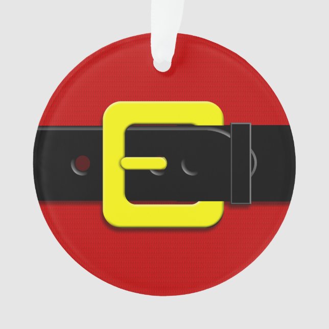 Ornamento Santa Claus Belt (Frente)