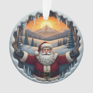 Ornamento Santa Claus Xmas Ornament 2025 – Winter Scene 1