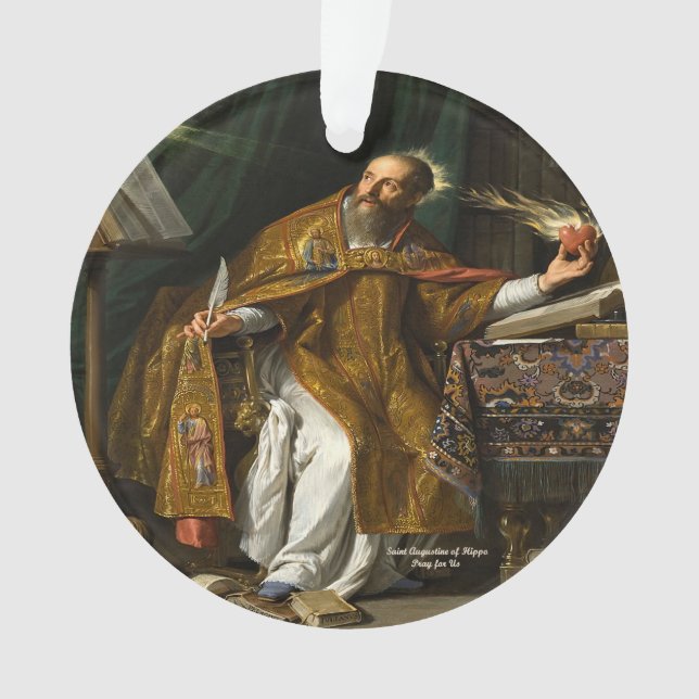 Ornamento Santo Agostinho de Hipona (Frente)