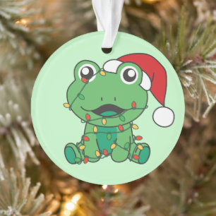 Ornamento Sapo Natal Sapos de férias