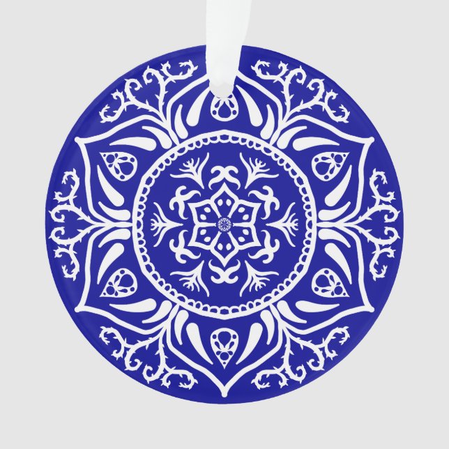 Ornamento Sapphire Mandala (Frente)