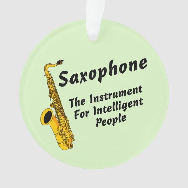 Ornamento Saxofone inteligente (Frente)