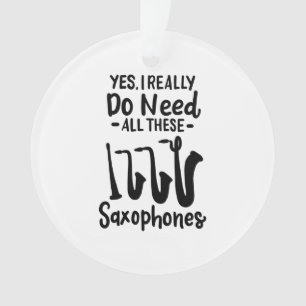 Ornamento Saxofone - Tipos Saxofone