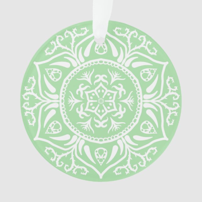 Ornamento Seafoam Mandala (Frente)