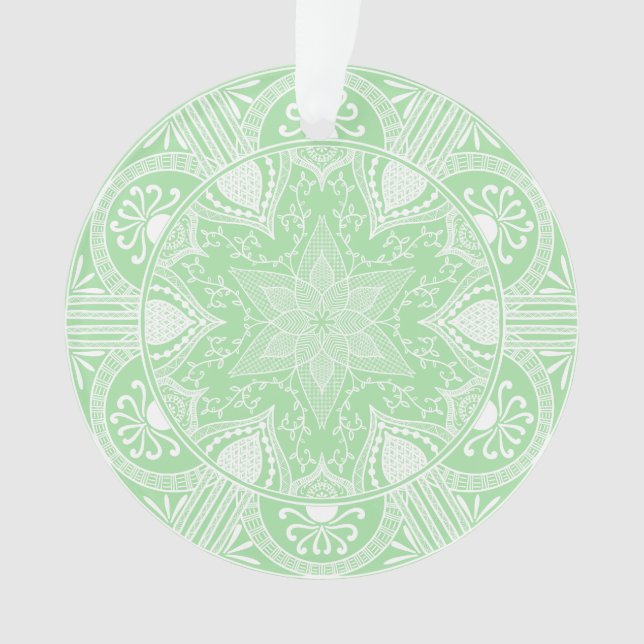 Ornamento Seafoam Mandala (Frente)