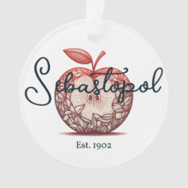 Ornamento Sebastopol California Gravenstein Apple Fair