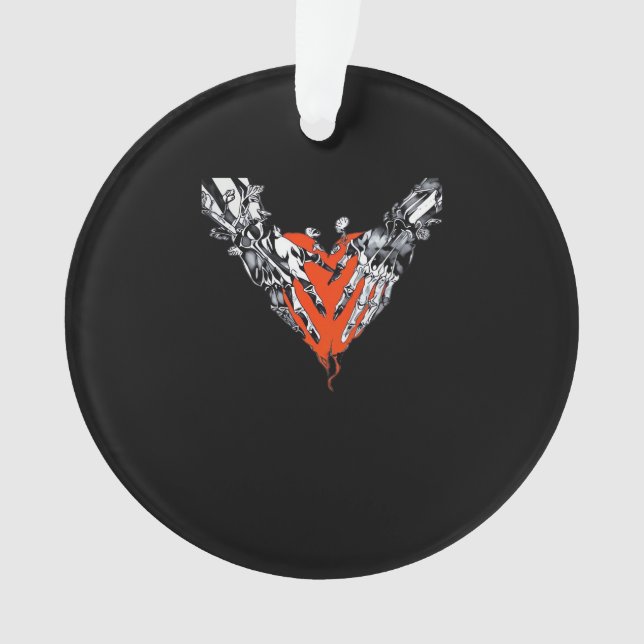 Ornamento Segurando Cardíaco Clássico (Frente)