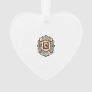 Ornamento Selo Postal Vintage Jesus Selo Postal Vintage Jesu