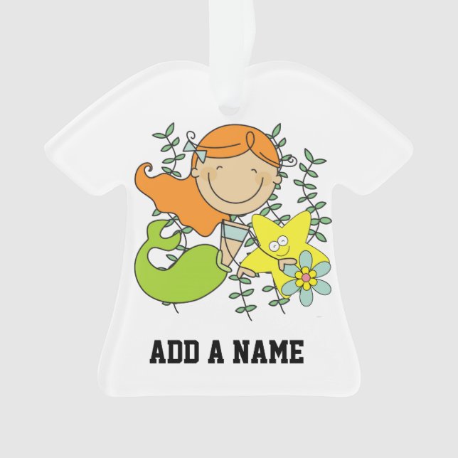 Ornamento Sereia Redhead (Frente)