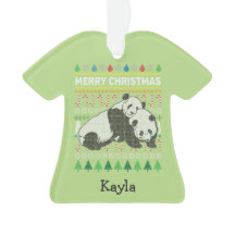 Série Panda Ugly Christmas Sweater