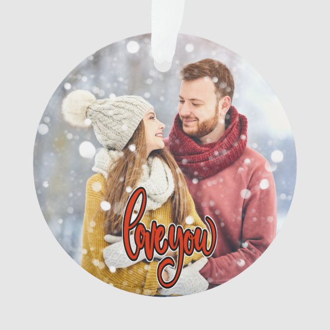 Ornamento Seu Pedido de Fotografias (Frente)