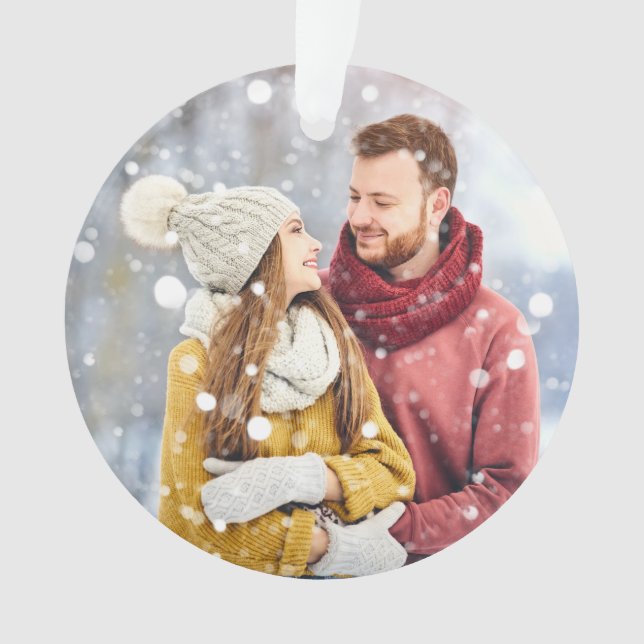 Ornamento Seu Pedido de Fotografias (Frente)