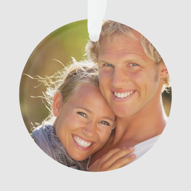 Ornamento Seu Pedido de Fotografias (Frente)