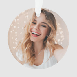 Ornamento Seu rosto no aniversário