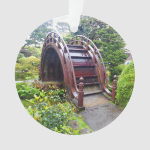 Ornamento SF Japonês Tea Garden Drum Bridge #3 Ornament