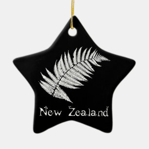 Ornamento Silver Fern Nova Zelândia