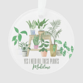 Ornamento Sim, preciso de todas essas plantas.