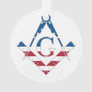 Ornamento Símbolo americano Freemasonic