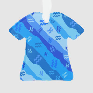 Ornamento Símbolo Aquarius Zodiac