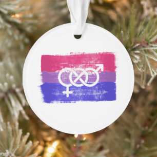 ORNAMENTO SÍMBOLO BISEXUAL PINTADO