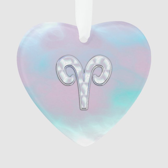 Ornamento Símbolo da Mãe de Estilo Pérola (Frente)