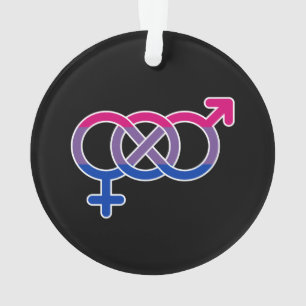 Ornamento Símbolo de gênero da bissexualidade