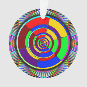 Ornamento Símbolo de risco atômico de alternativo