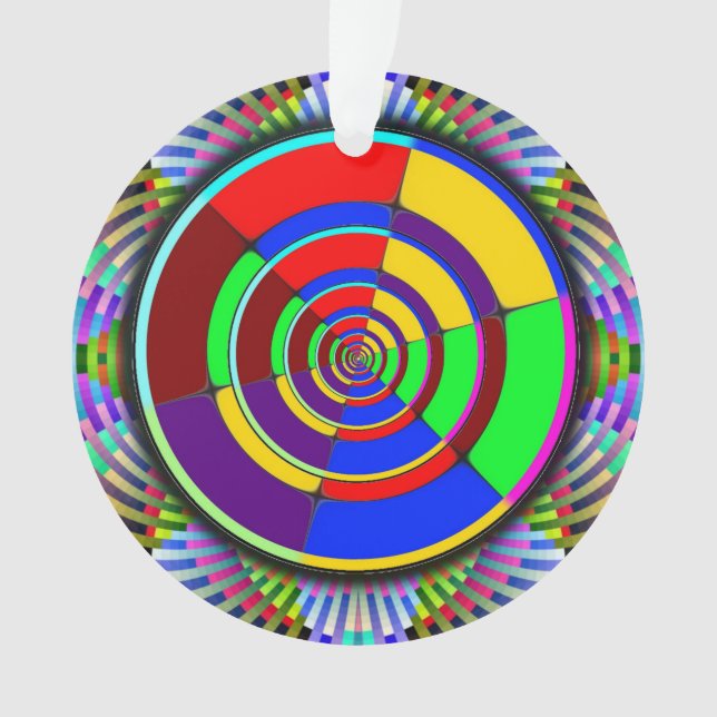 Ornamento Símbolo de risco atômico de alternativo (Frente)