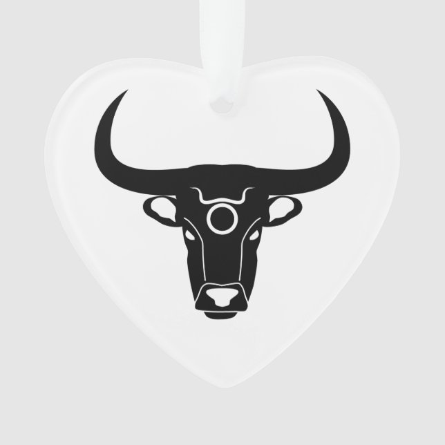 Ornamento símbolo do horóscopo do zodíaco da astrologia do (Frente)