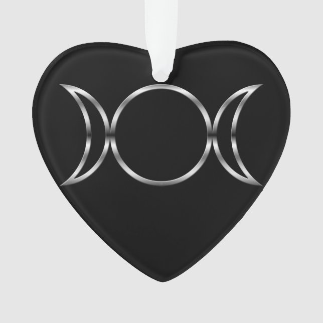 Ornamento Símbolo triplo pagão da deusa de Falln (Frente)