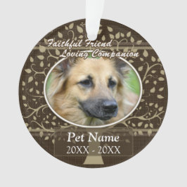 Ornamento Simpatia Personalizada de Pet Amigo Fiel