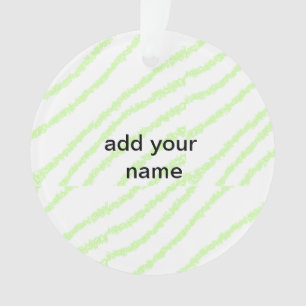 Ornamento Simples brilho verde adicione suas linhas de texto