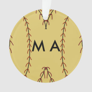 Ornamento Simples monograma adicione seu nome com letra míni