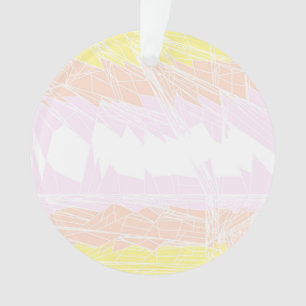 Ornamento Sinalizador de Orgulho Geométrico Abstrato Pangend