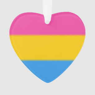 Ornamento Sinalizador do Orgulho Pansexual de Queda