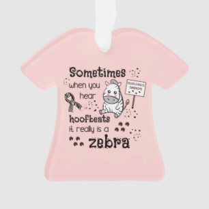 Ornamento Síndrome de Ehlers-Danlos Sensibilização Zebra