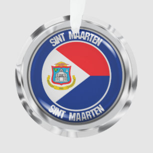 Ornamento Sint Maarten Round Emblem