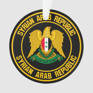 Ornamento Síria Round Emblem
