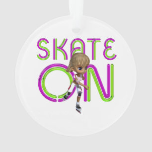Ornamento Skate do T sobre
