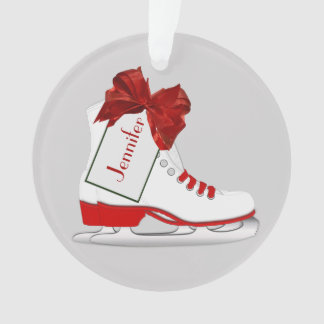 Ornamento Skates De Gelo De Natal Em Ordem Acrílica