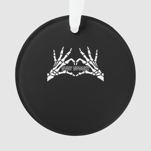 Ornamento Skeleton Heart and Mands Classic Design (Frente)