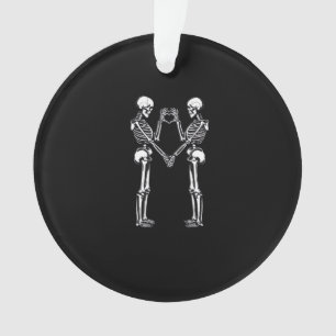 Ornamento Skeleton Heart Mãos - Sinal de Halloween Costume
